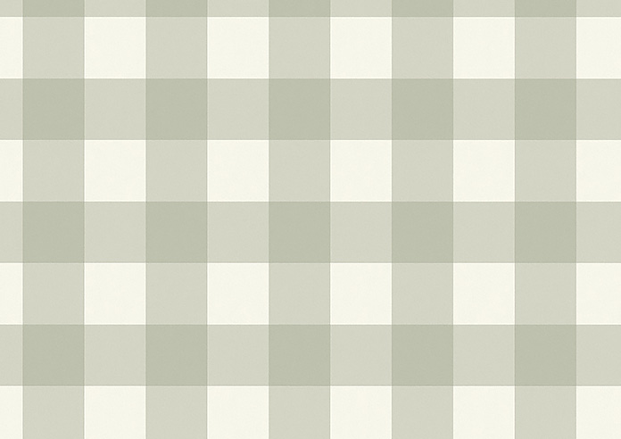 Gingham, Bud Green - Twist&Fit Roman Blind - Image 8